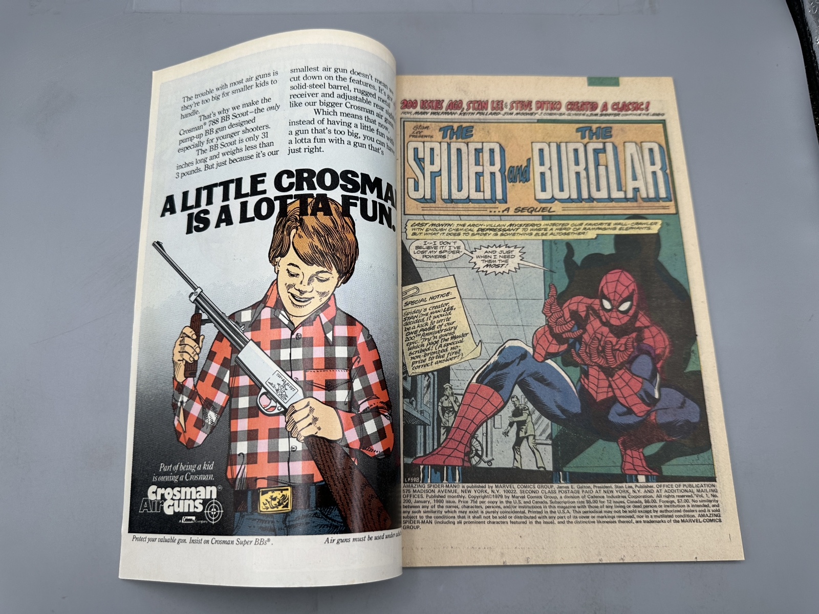 1980 Marvel Comics The Amazing Spider-Man #200 - 200th Issue Anniversary Spectacular - Death of the Burglar who killed Uncle Ben - John Romi