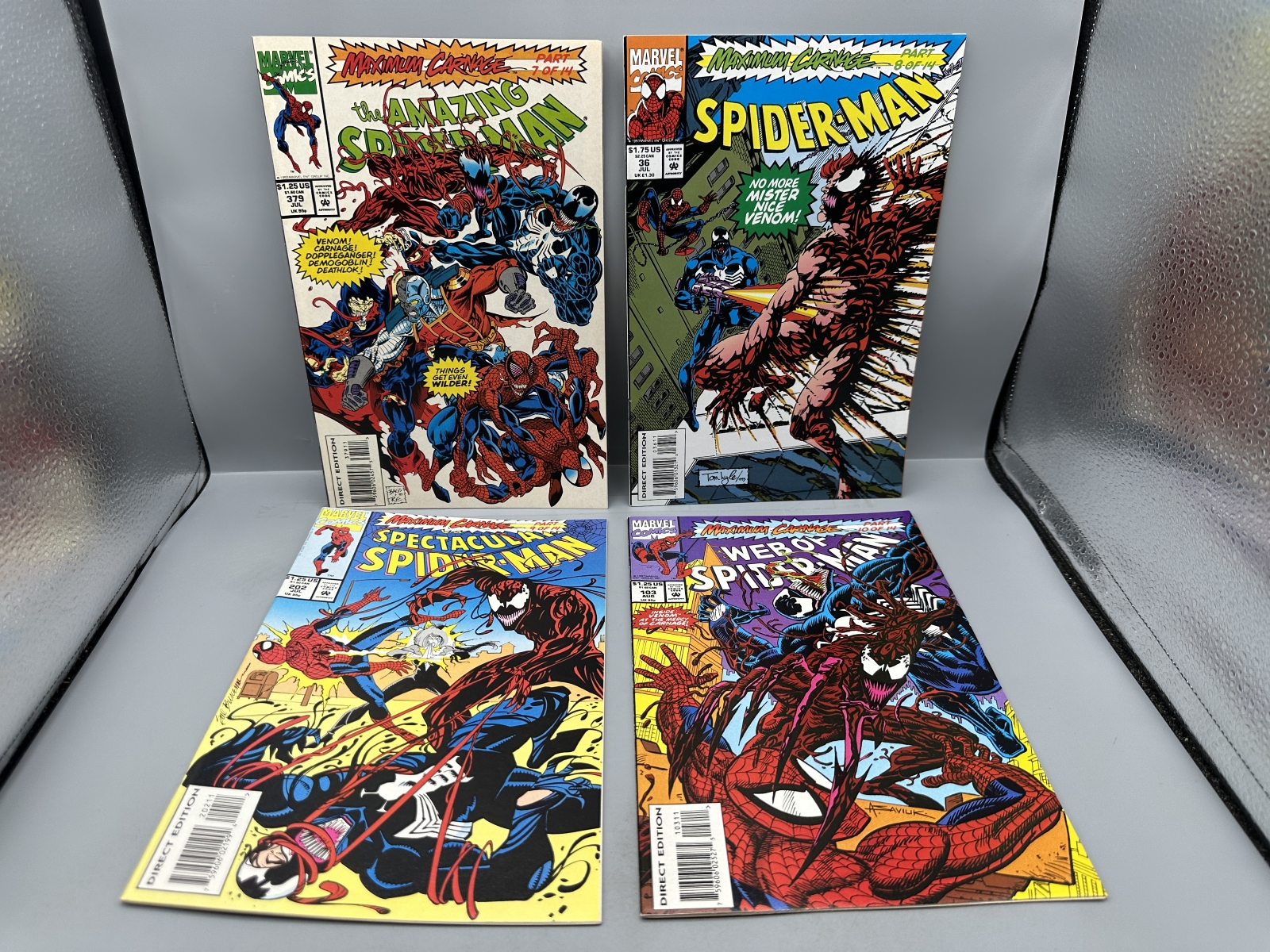 Marvel Comics Spider-Man: Maximum Carnage - Complete 14 Book Crossover Event - 1st Appearance of Shriek