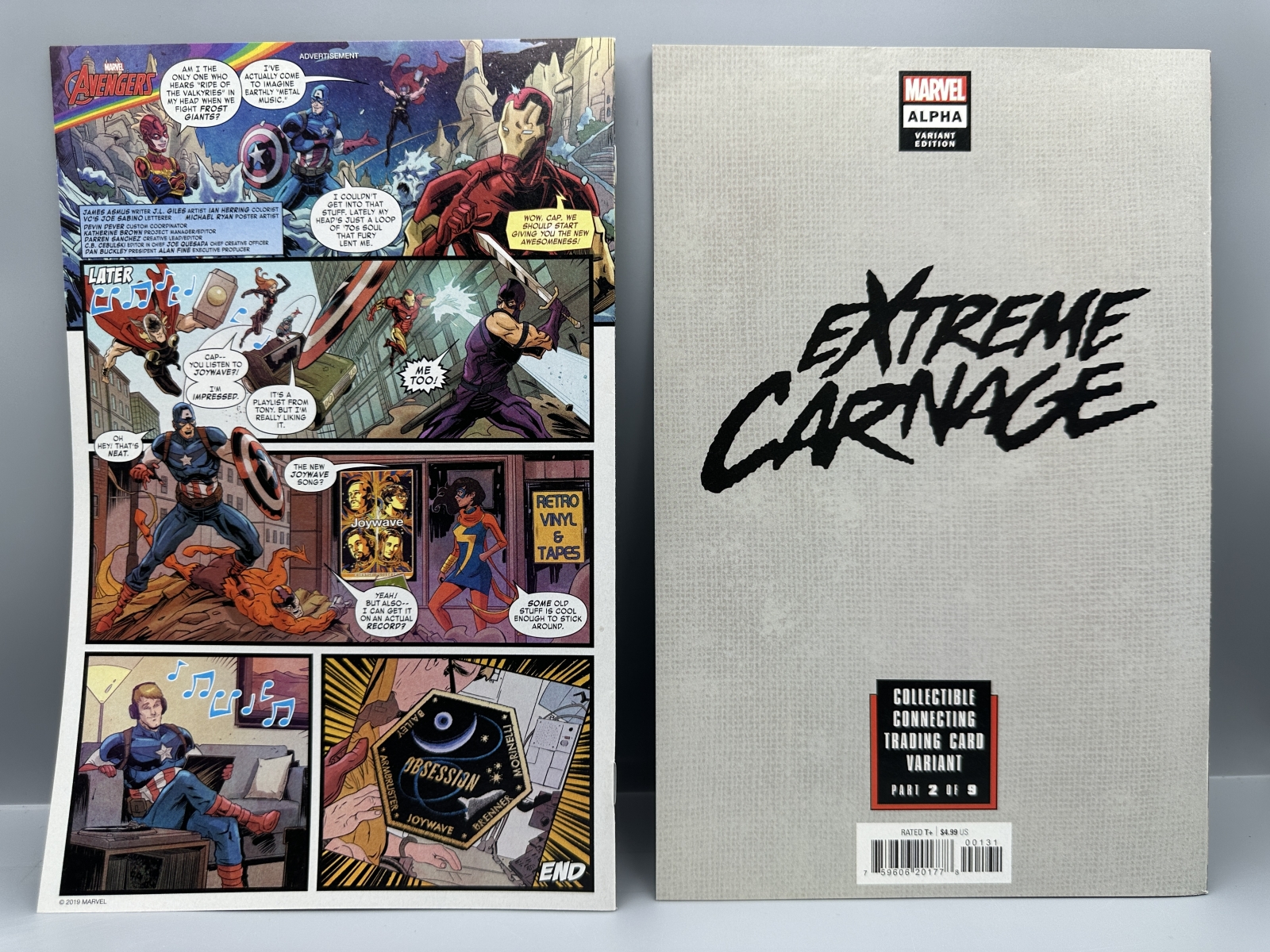 Marvel Comics Absolute Carnage #2, Absolute Carnage: Scream #1, Web of Venom: Cult of Carnage #1 & Extreme Carnage: Alpha #1 (2019, 2021) - 