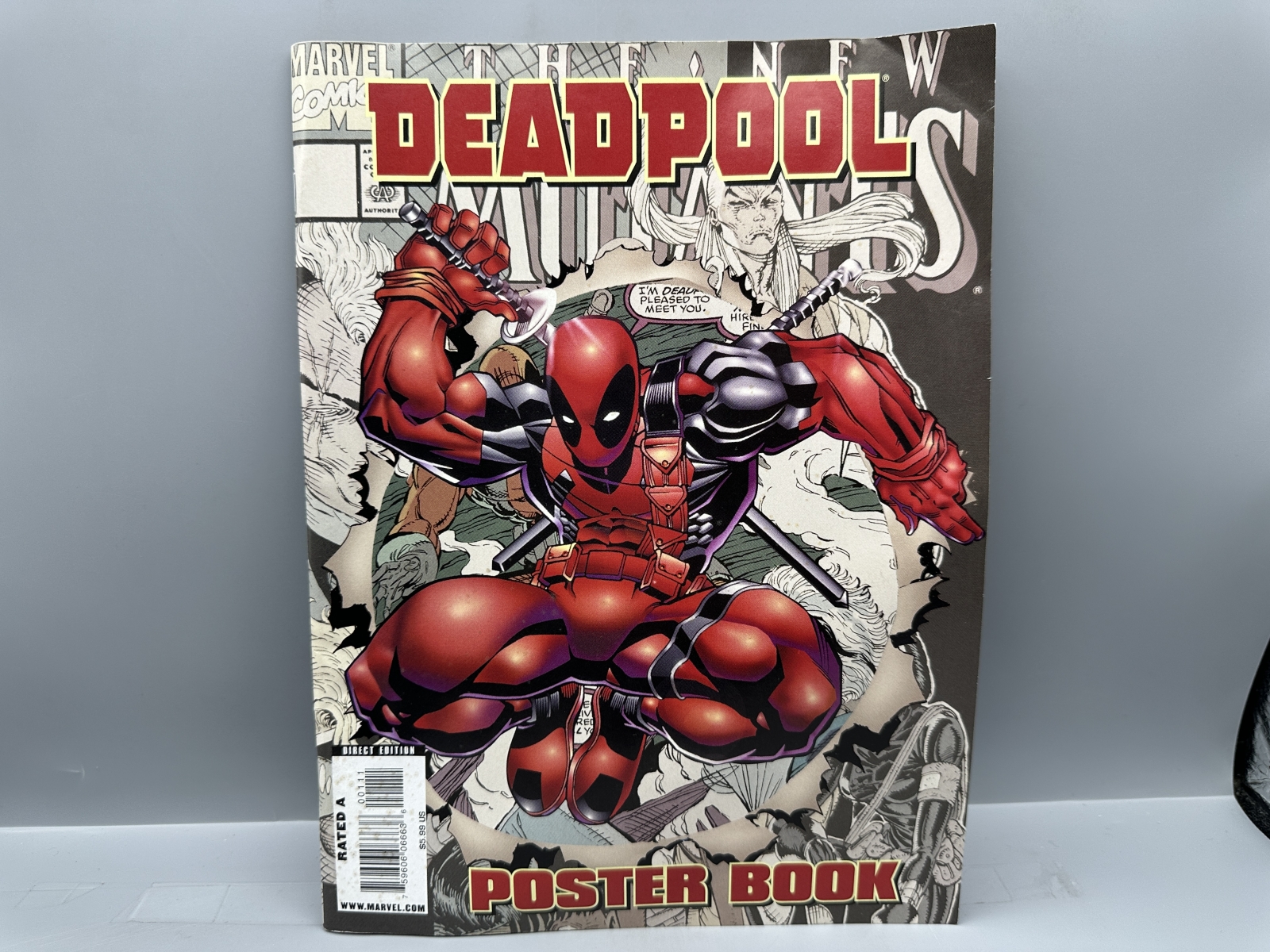 2009 Marvel Comics Deadpool Poster Book #1 - 1st Printing - Art by Ed McGuinness and Rob Liefeld