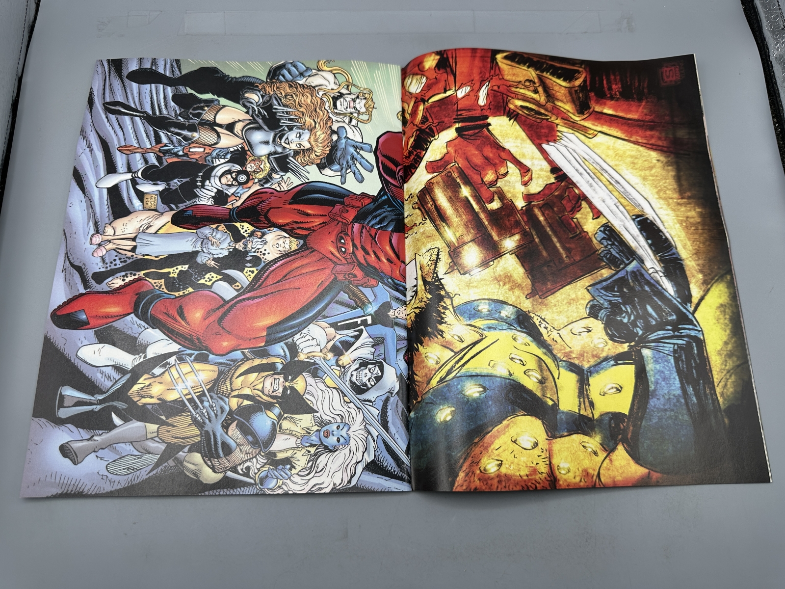2009 Marvel Comics Deadpool Poster Book #1 - 1st Printing - Art by Ed McGuinness and Rob Liefeld