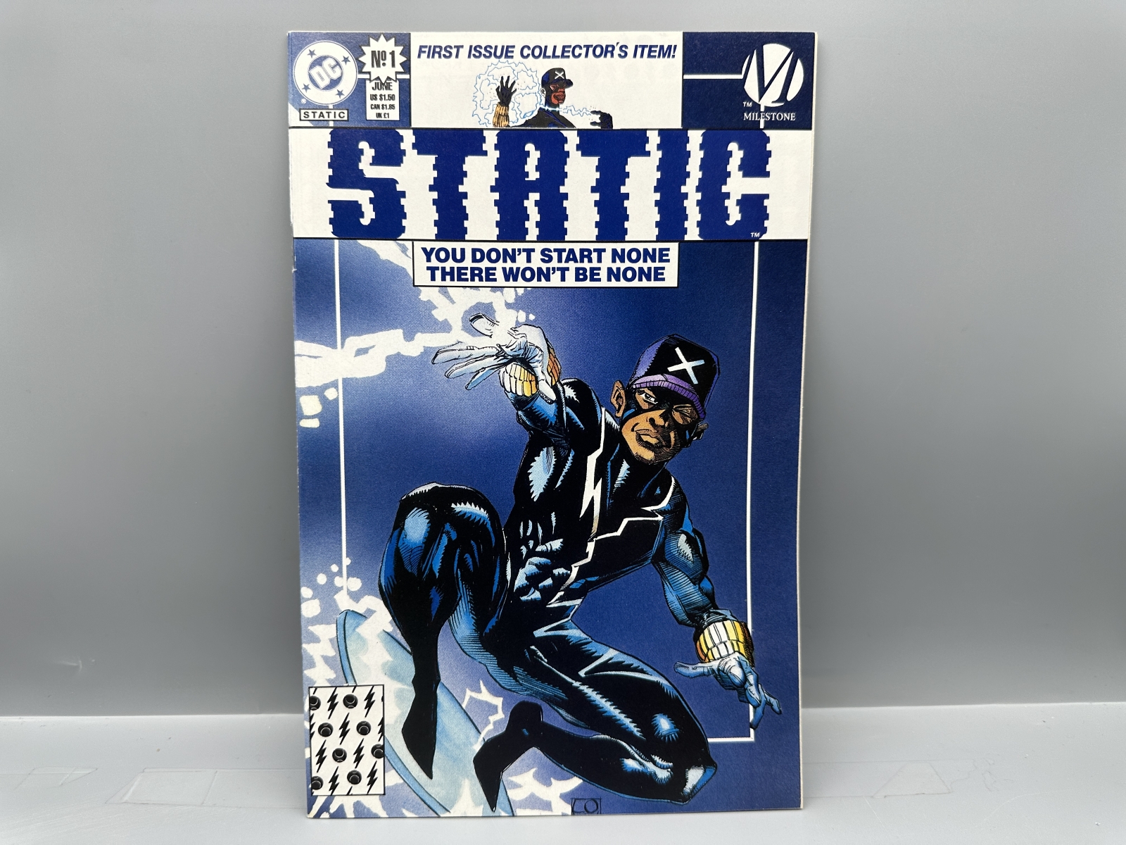 DC Comics Static #1 (1993) - 1st appearance of Static - Milestone Media debut