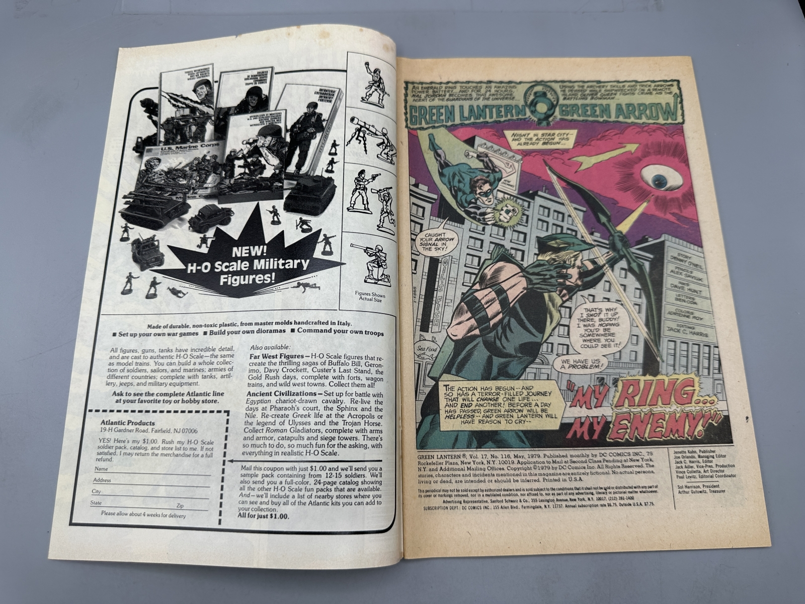 1979 DC Comics Green Lantern #116 - First Guy Gardner as Green Lantern - Alex Saviuk and Dick Giordano art