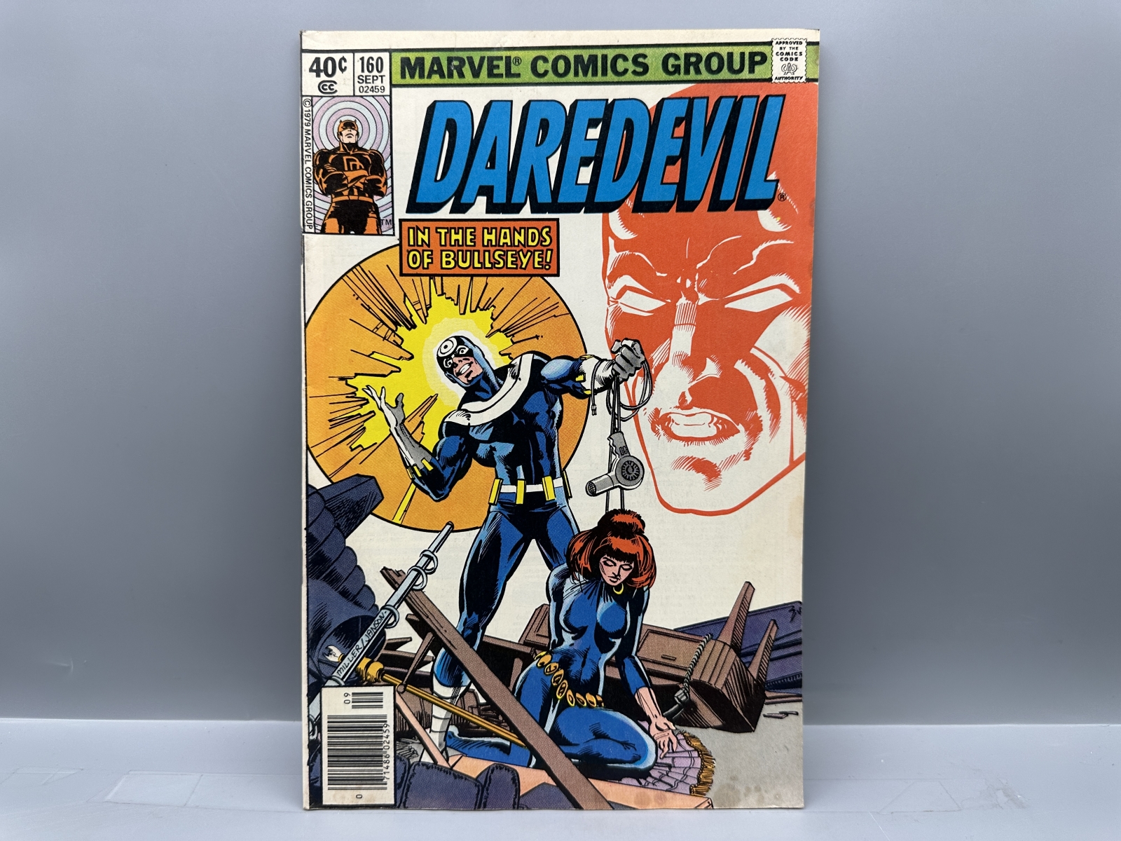 1979 Marvel Comics Daredevil #160 - Bullseye and Black Widow appearance - Frank Miller and Klaus Janson art