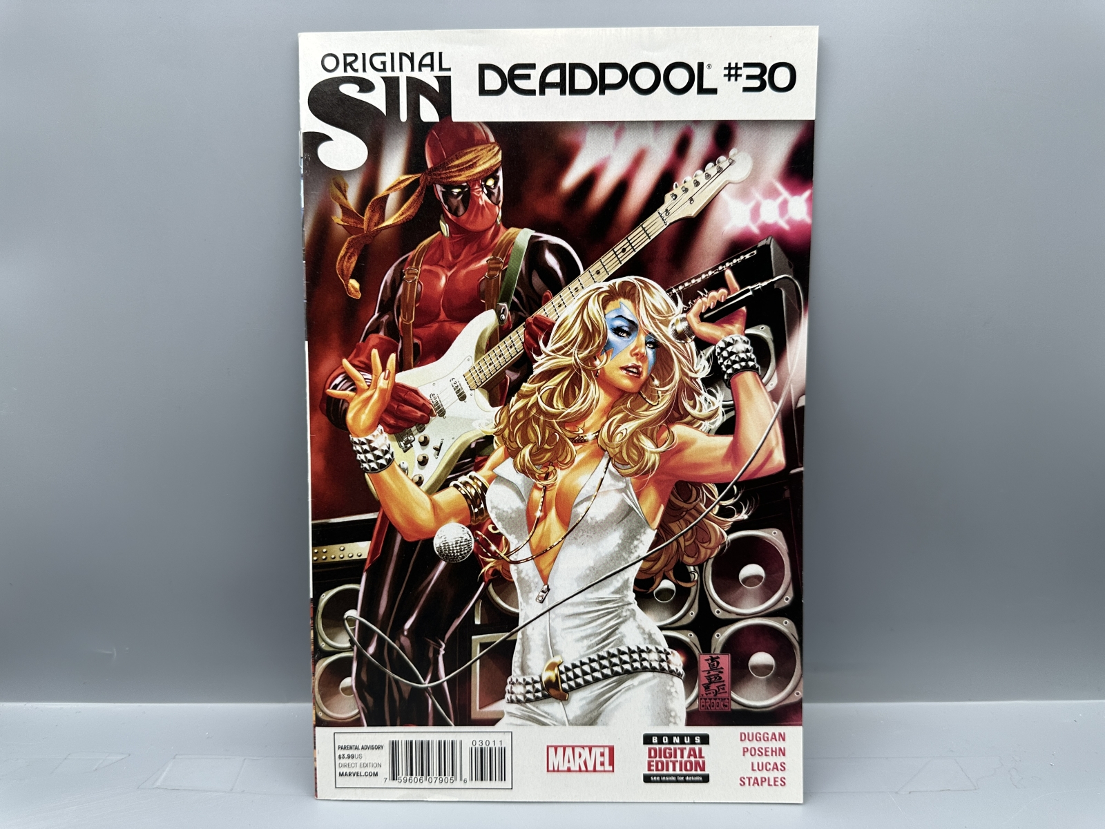 Marvel Comics Deadpool #30, 31, 32, 33 & 34 (2014) - Complete Original Sin tie-in story arc - Mark Brooks covers