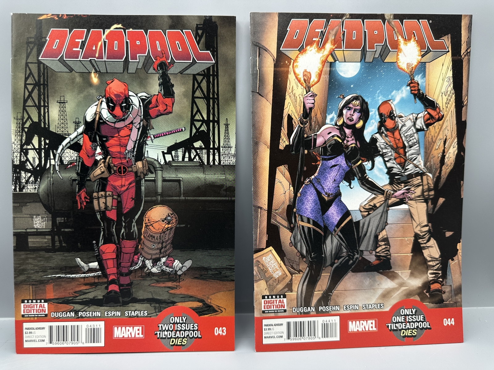 Marvel Comics Deadpool #40, 41, 42, 43 & 44 (2015) - Death of Deadpool Countdown