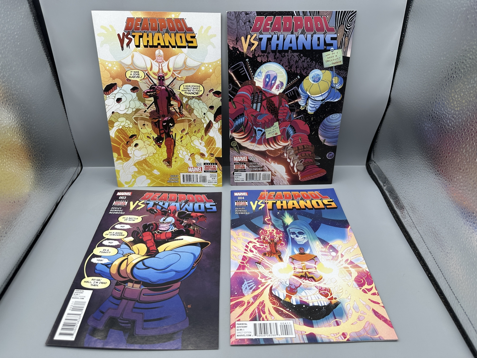 Marvel Comics Deadpool vs. Thanos #1-4 (2015) - Complete 4-issue limited series - Tradd Moore covers