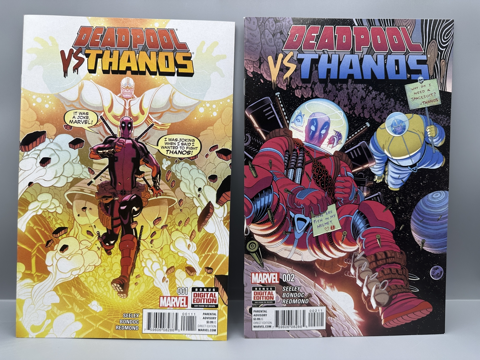 Marvel Comics Deadpool vs. Thanos #1-4 (2015) - Complete 4-issue limited series - Tradd Moore covers