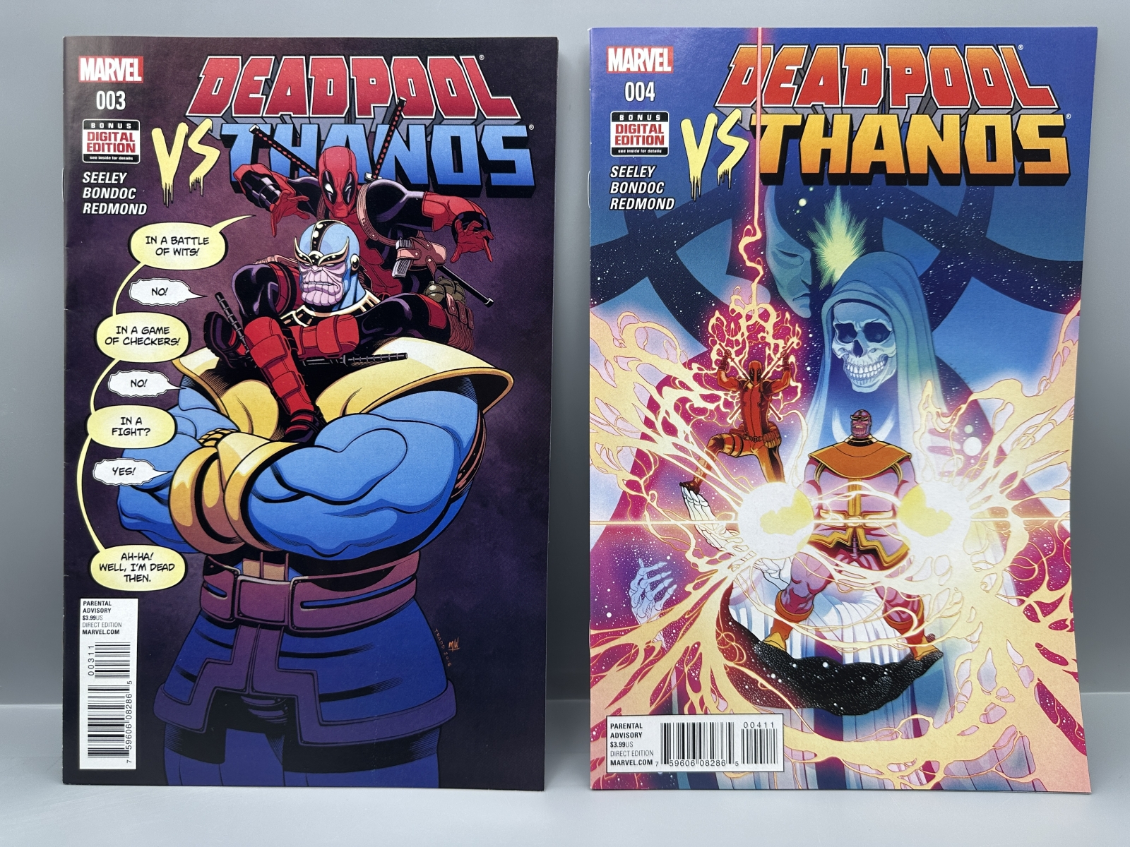 Marvel Comics Deadpool vs. Thanos #1-4 (2015) - Complete 4-issue limited series - Tradd Moore covers