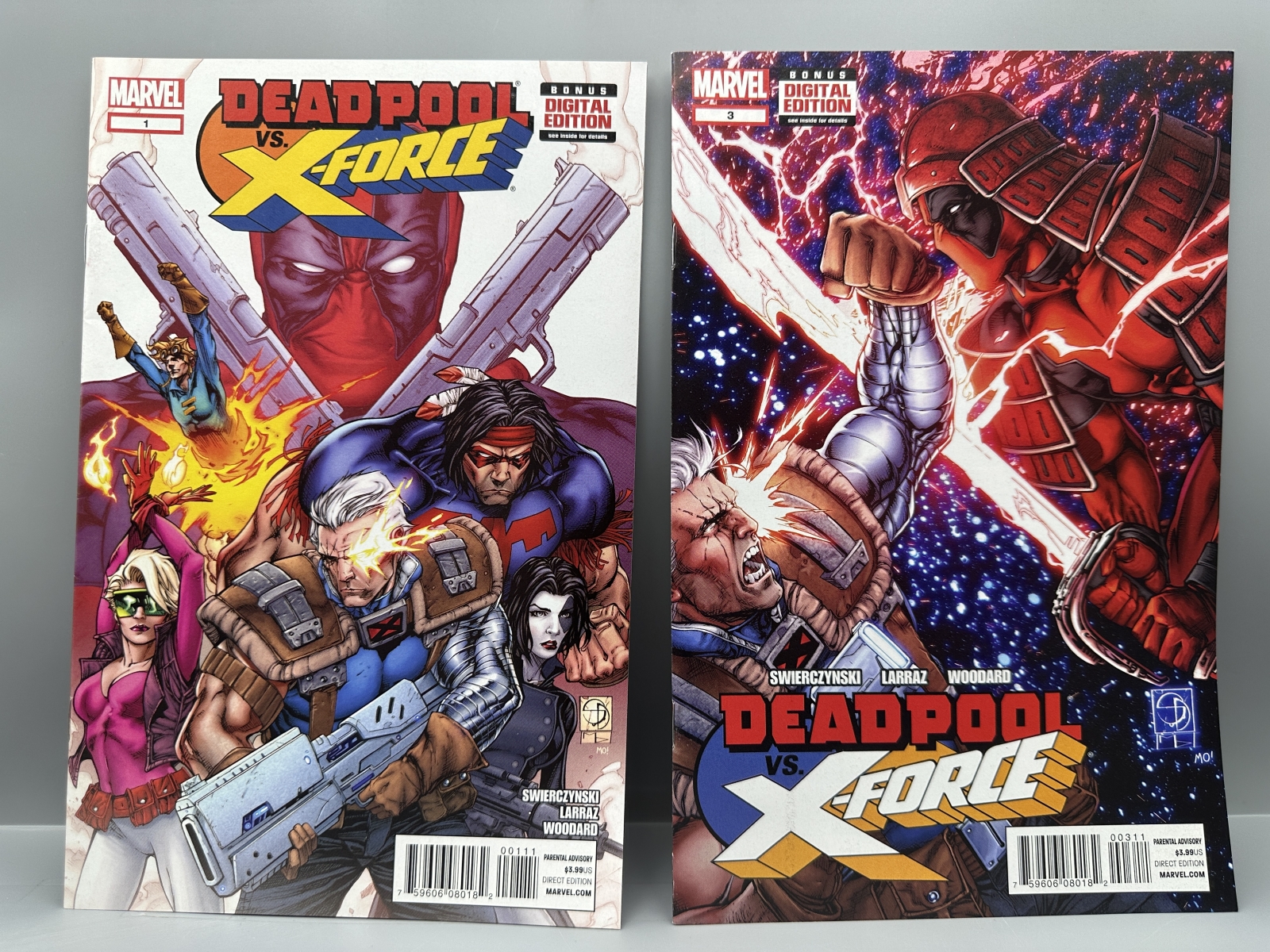 Marvel Comics Deadpool: Dracula's Gauntlet #1, Return of the Living Deadpool #1, Deadpool vs. X-Force #1 & #3 (2014-2015) - Three #1 issues