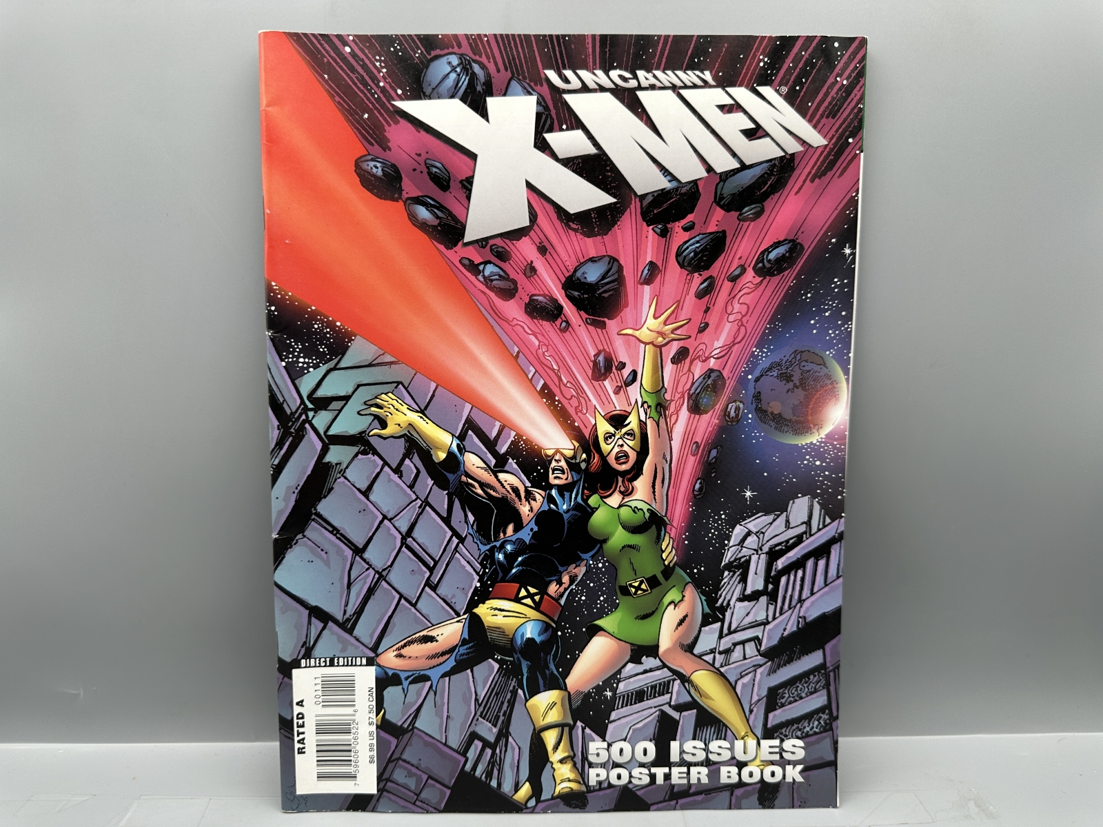 2008 Marvel Comics Uncanny X-Men Poster Book & 2008 Iron Man Poster Book - featuring John Byrne and Adi Granov art