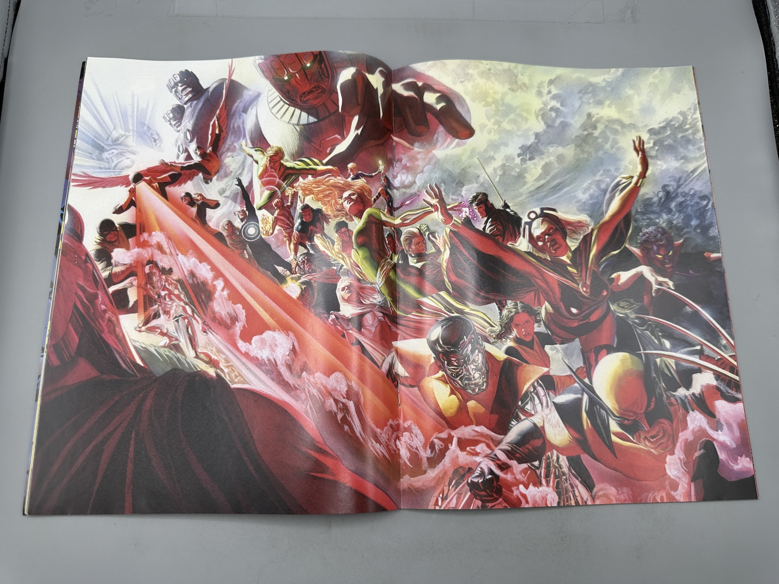 2008 Marvel Comics Uncanny X-Men Poster Book & 2008 Iron Man Poster Book - featuring John Byrne and Adi Granov art