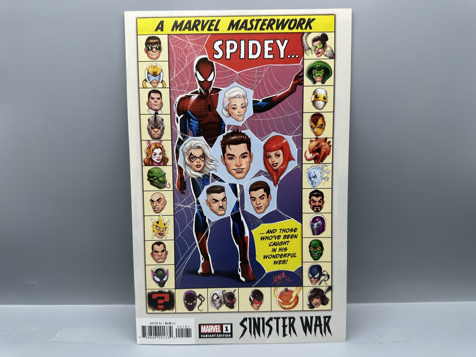 Marvel Comics Sinister War #1 (2021) - 1:25 David Nakayama Hidden Gem Homage Variant