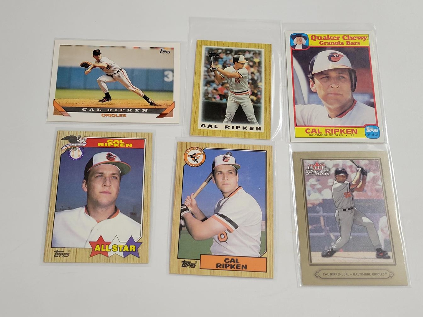 Lot of (30) Different Cal Ripken Jr Baseball Cards
