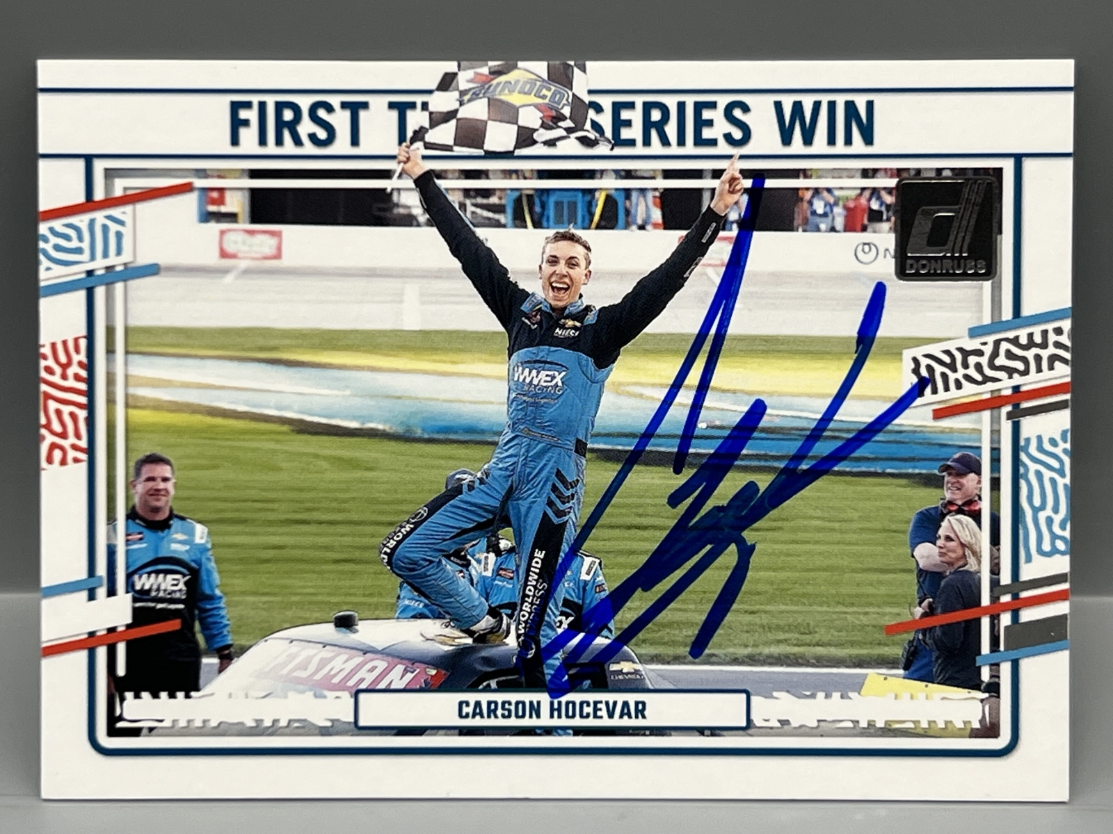 2024 Panini Donruss Carson Hocevar Auto #182 - No COA
