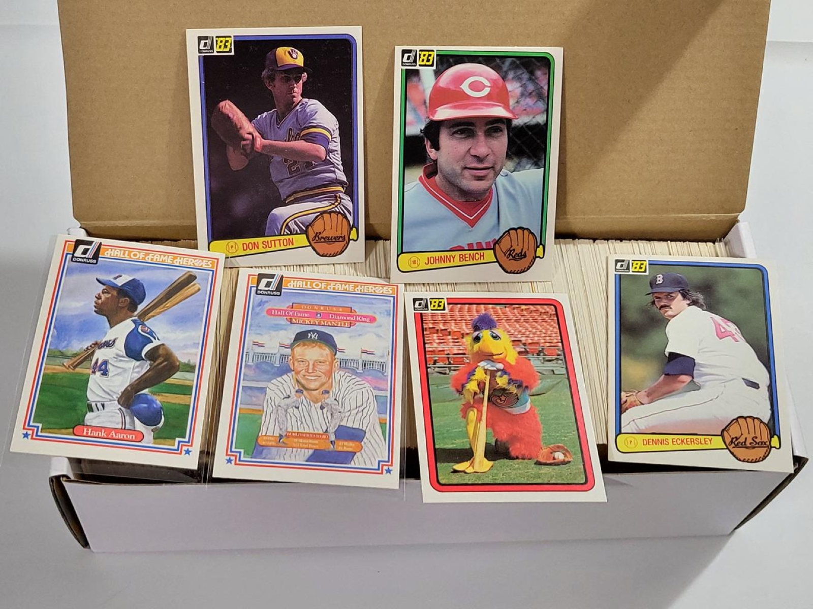 Box of 1983 Donruss Baseball Cards