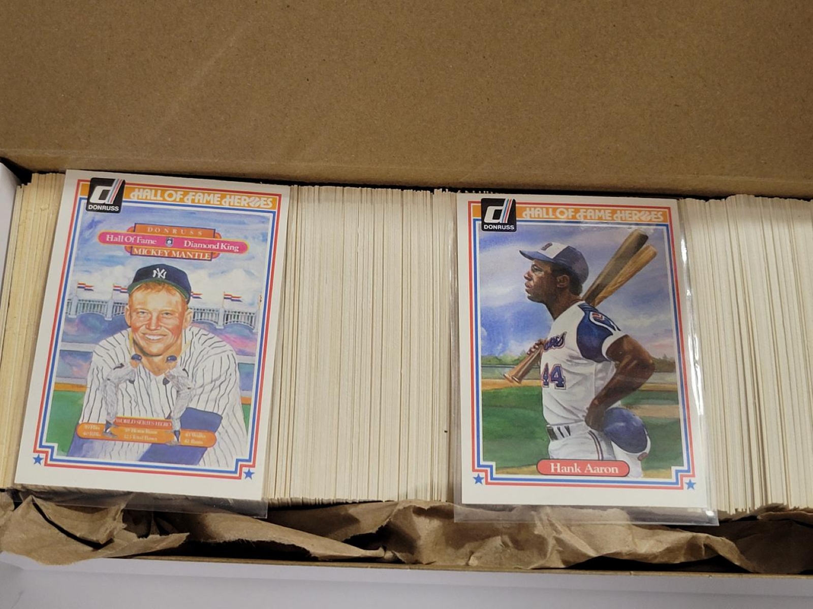Box of 1983 Donruss Baseball Cards