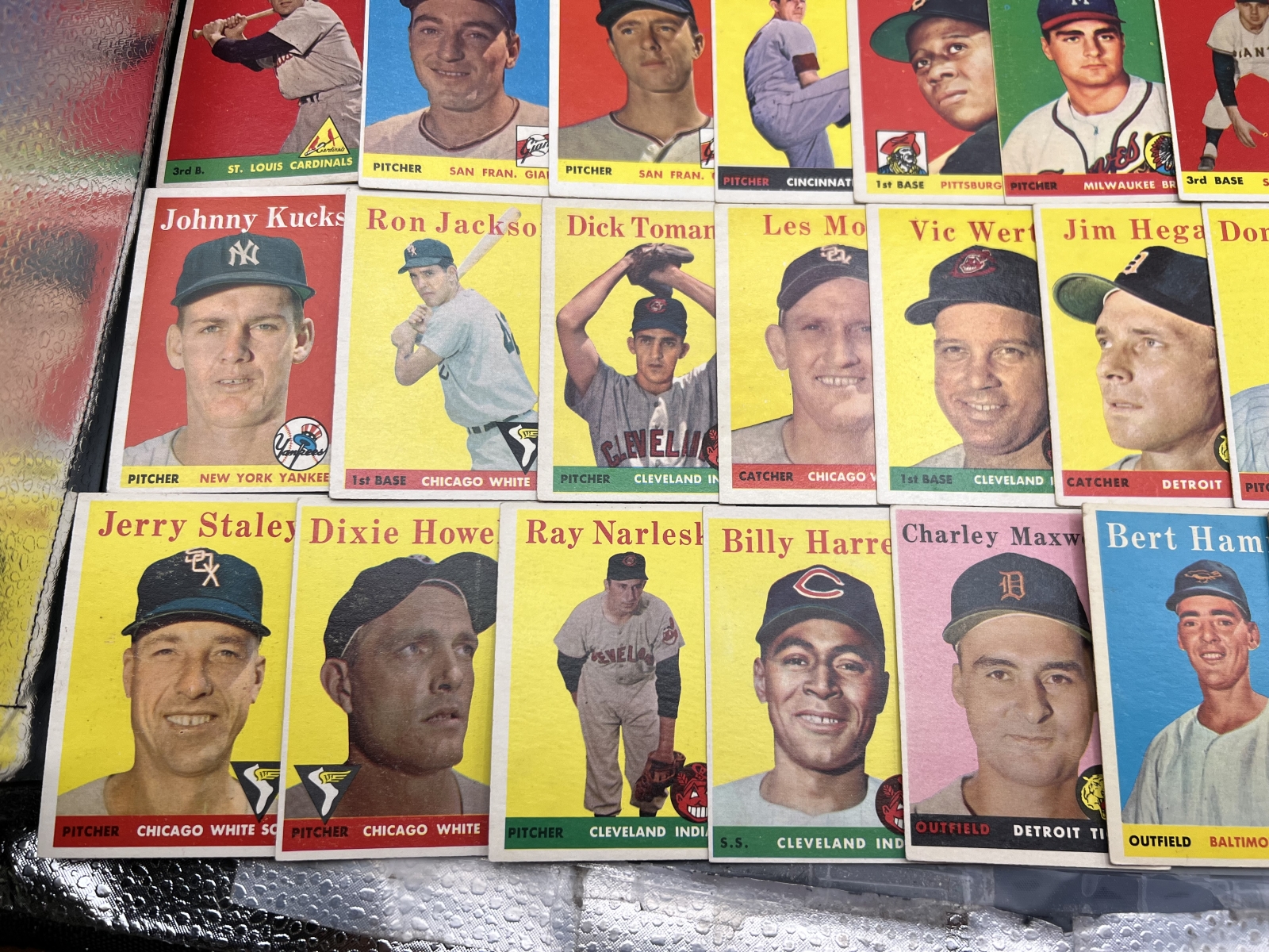 (50) 1958 Topps Baseball Cards - Varying Conditions