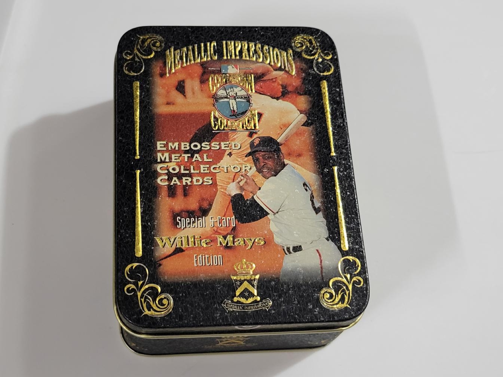 New In Box - Sealed Willie Mays Metallic Impressions Card Set