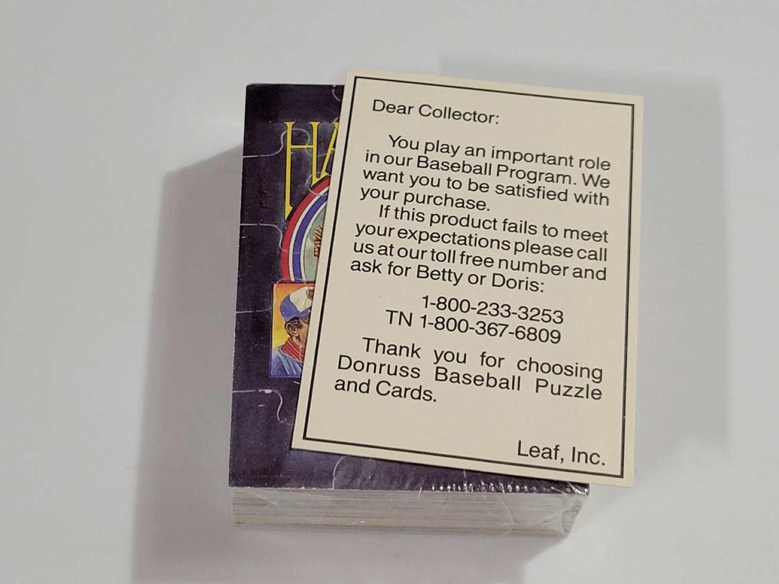 Factory Sealed 1986 Donruss "The Highlights" Set