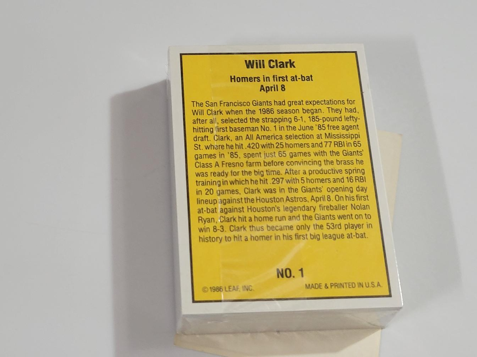 Factory Sealed 1986 Donruss "The Highlights" Set