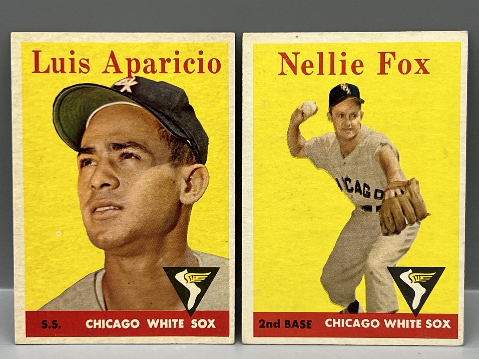 1958 Topps Luis Aparicio #85 & Nellie Fox #400