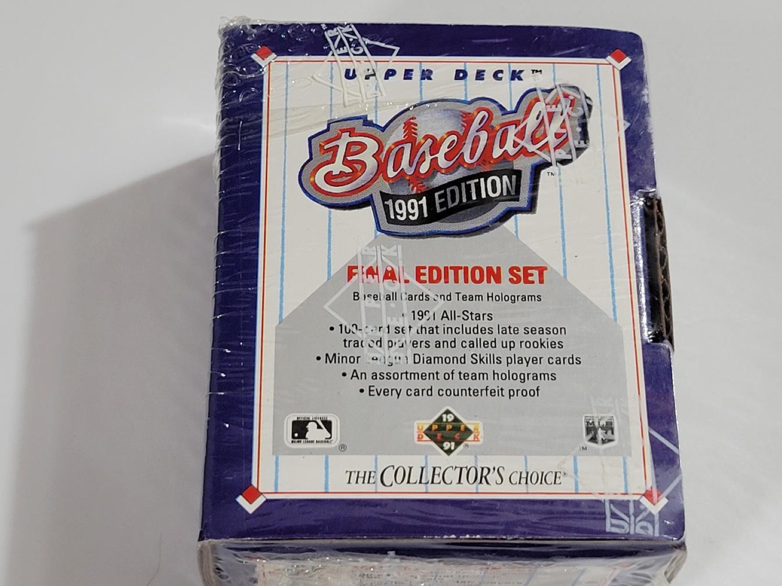 Factory Sealed 1991 Upper Deck "Final Edition" Set