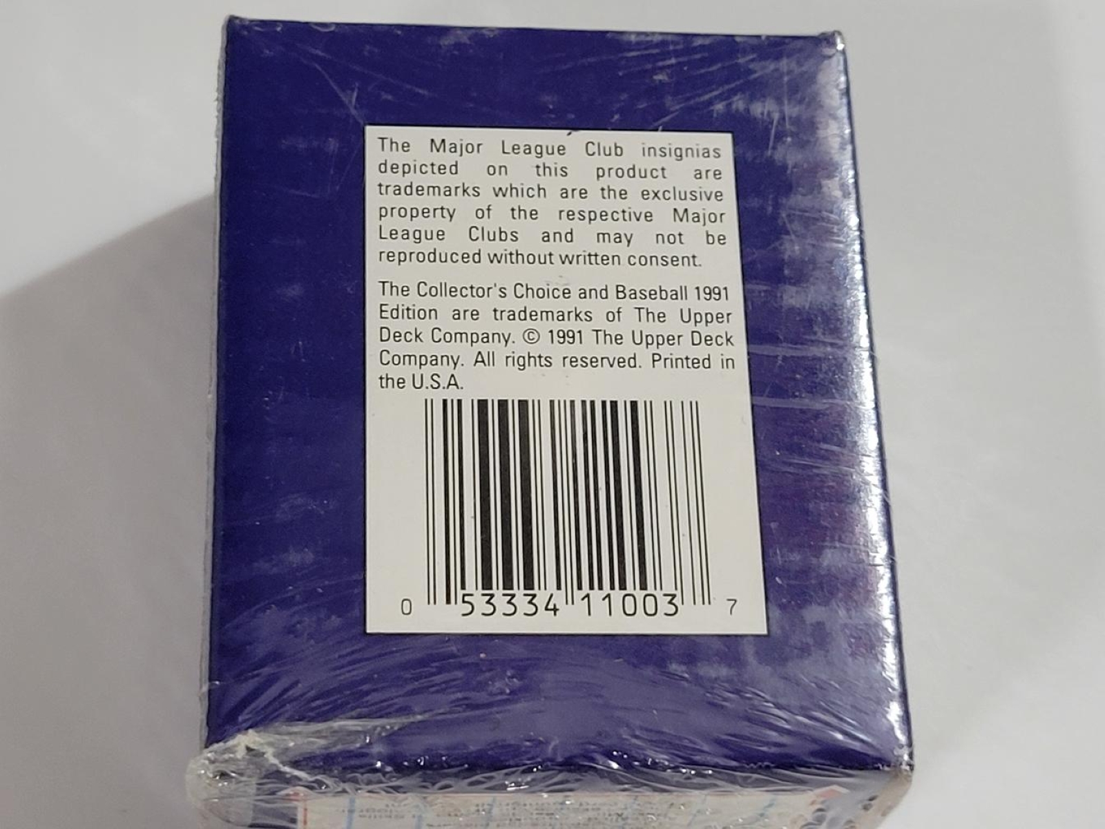 Factory Sealed 1991 Upper Deck "Final Edition" Set