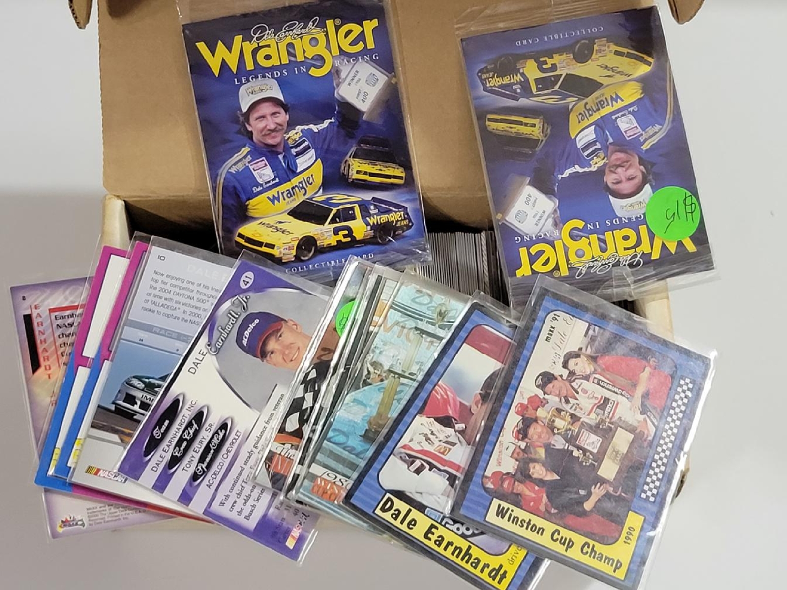 Box of Miscellaneous Auto Racing Cards