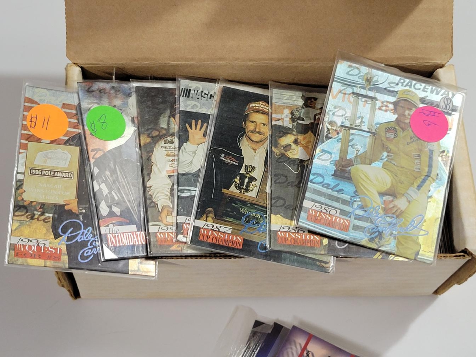 Box of Miscellaneous Auto Racing Cards