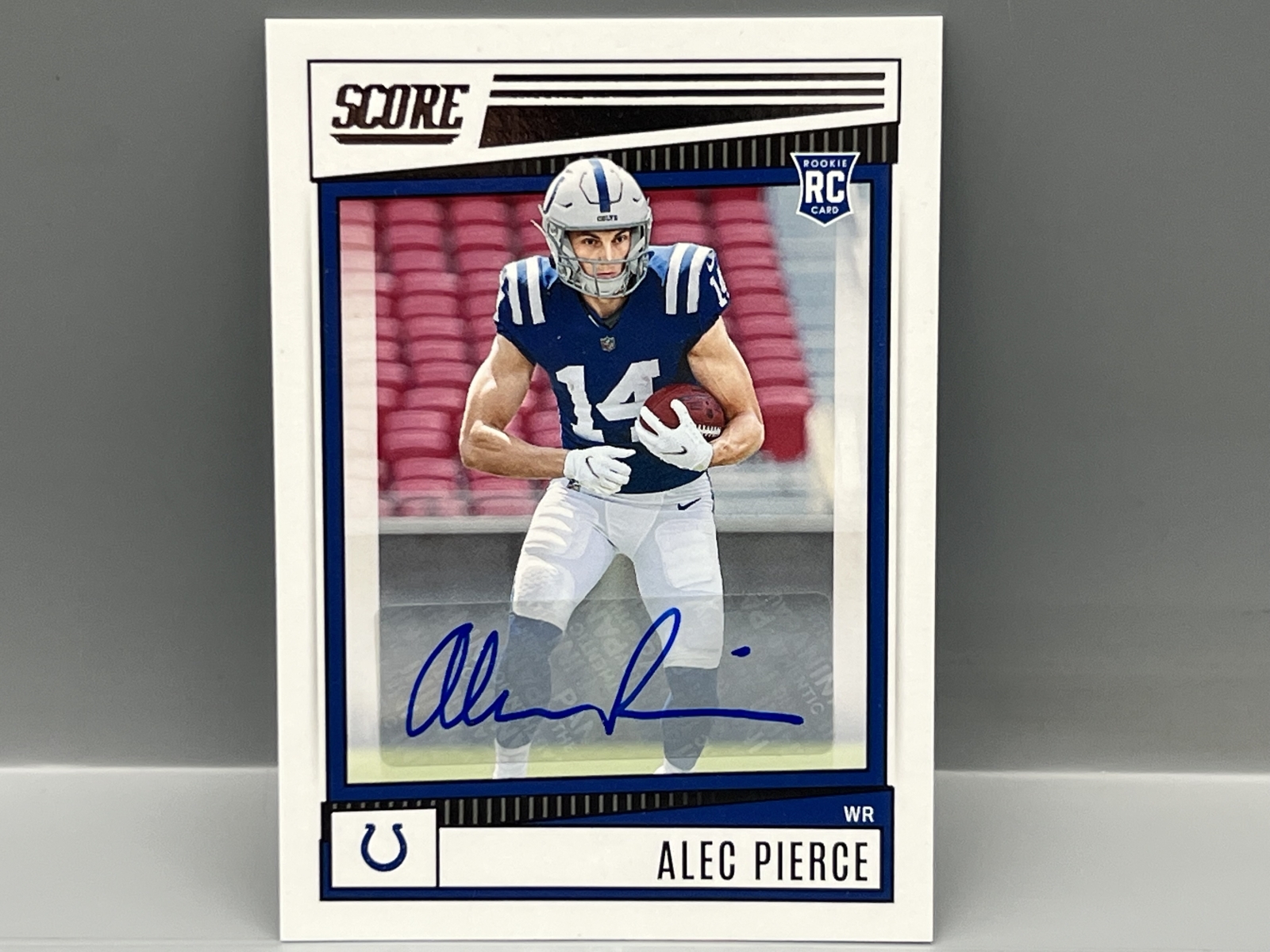 2022 Panini Score Alec Pierce RC Auto #386