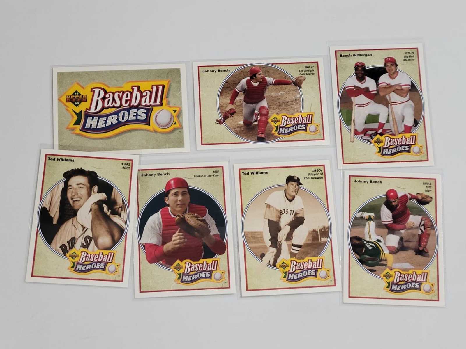 Lot of (20) Upper Deck Baseball Heroes Inserts
