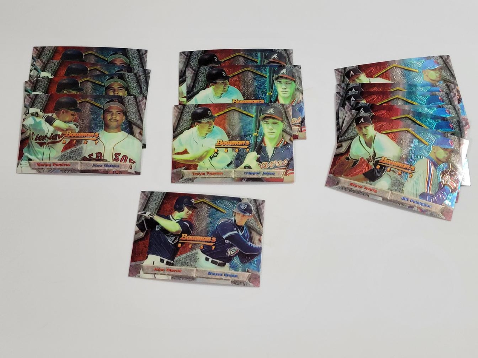 Lot of (40) 1994 Bowman's Best Mirror Image Cards