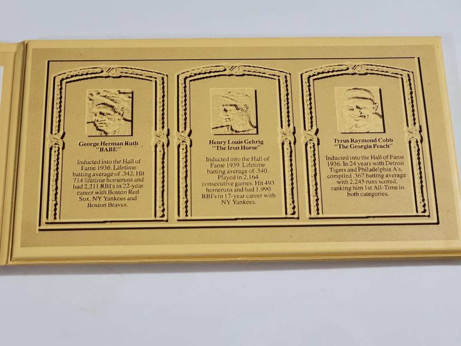 (3) St. Vincent Baseball Hall of Fame First Day Covers
