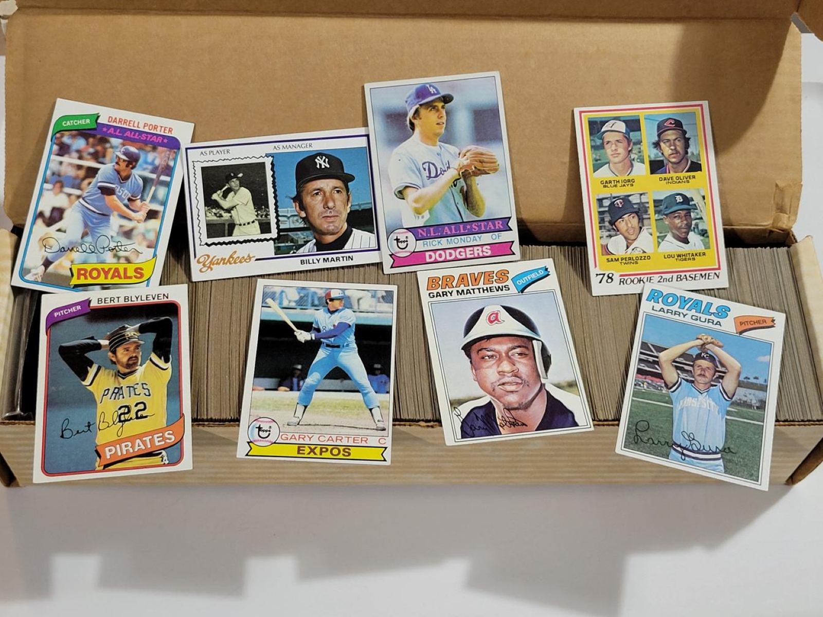 800 Ct Box of Vintage Baseball