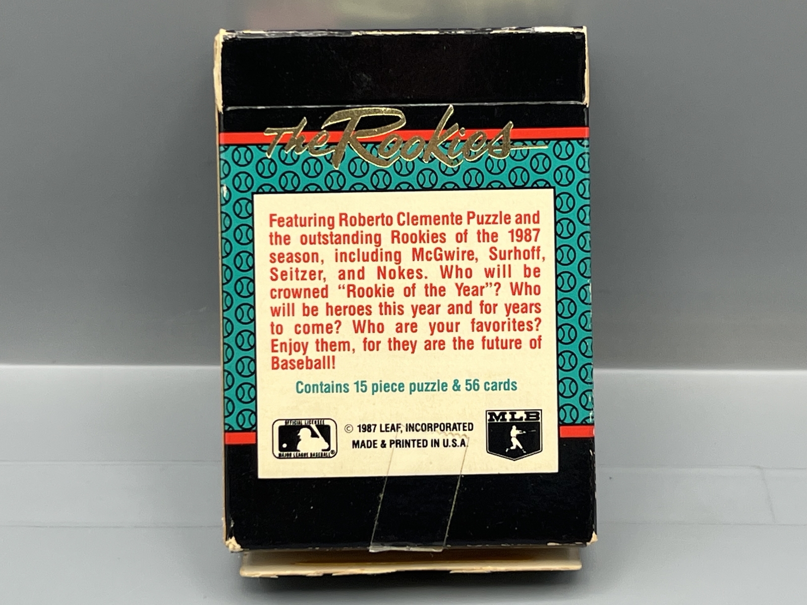 1987 Donruss The Rookies Sealed Baseball Complete Set - Mark McGwire, Bo Jackson, Greg Maddux
