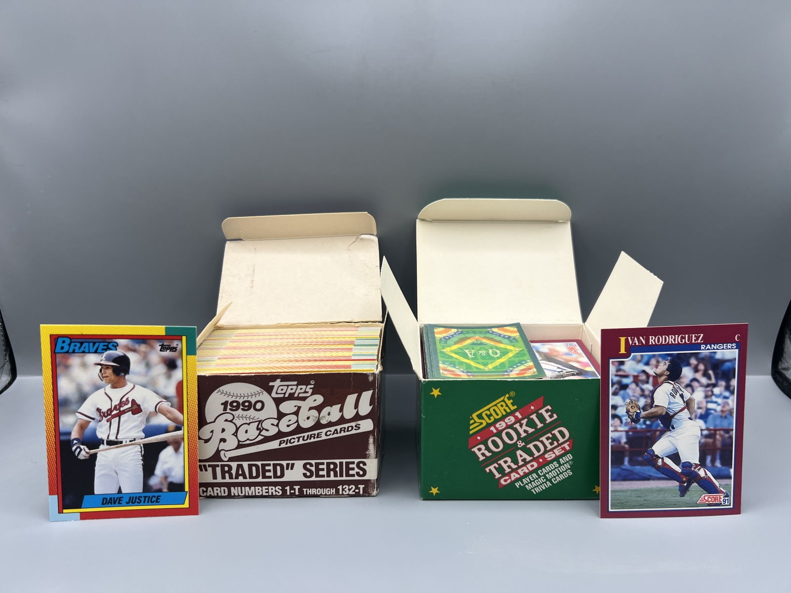 1990 Topps Traded & 1991 Score Traded Baseball Complete Sets