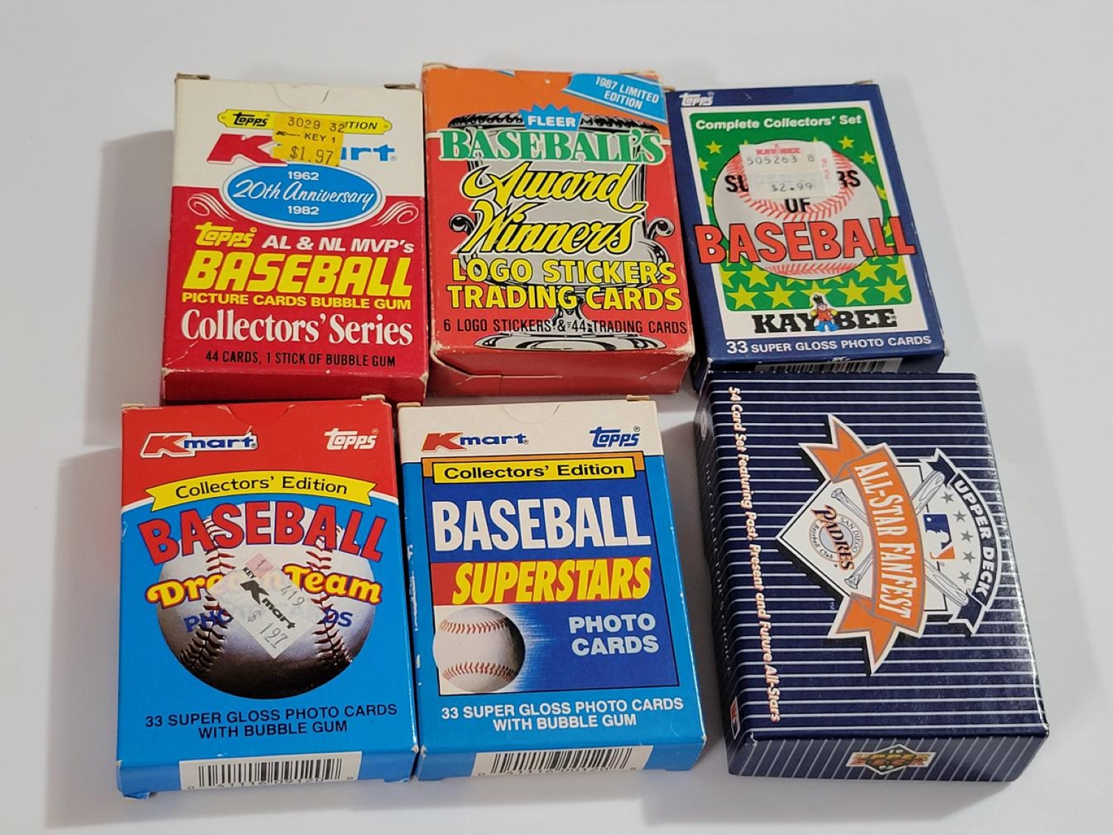 Lot of (6) Oddball Baseball Card Sets