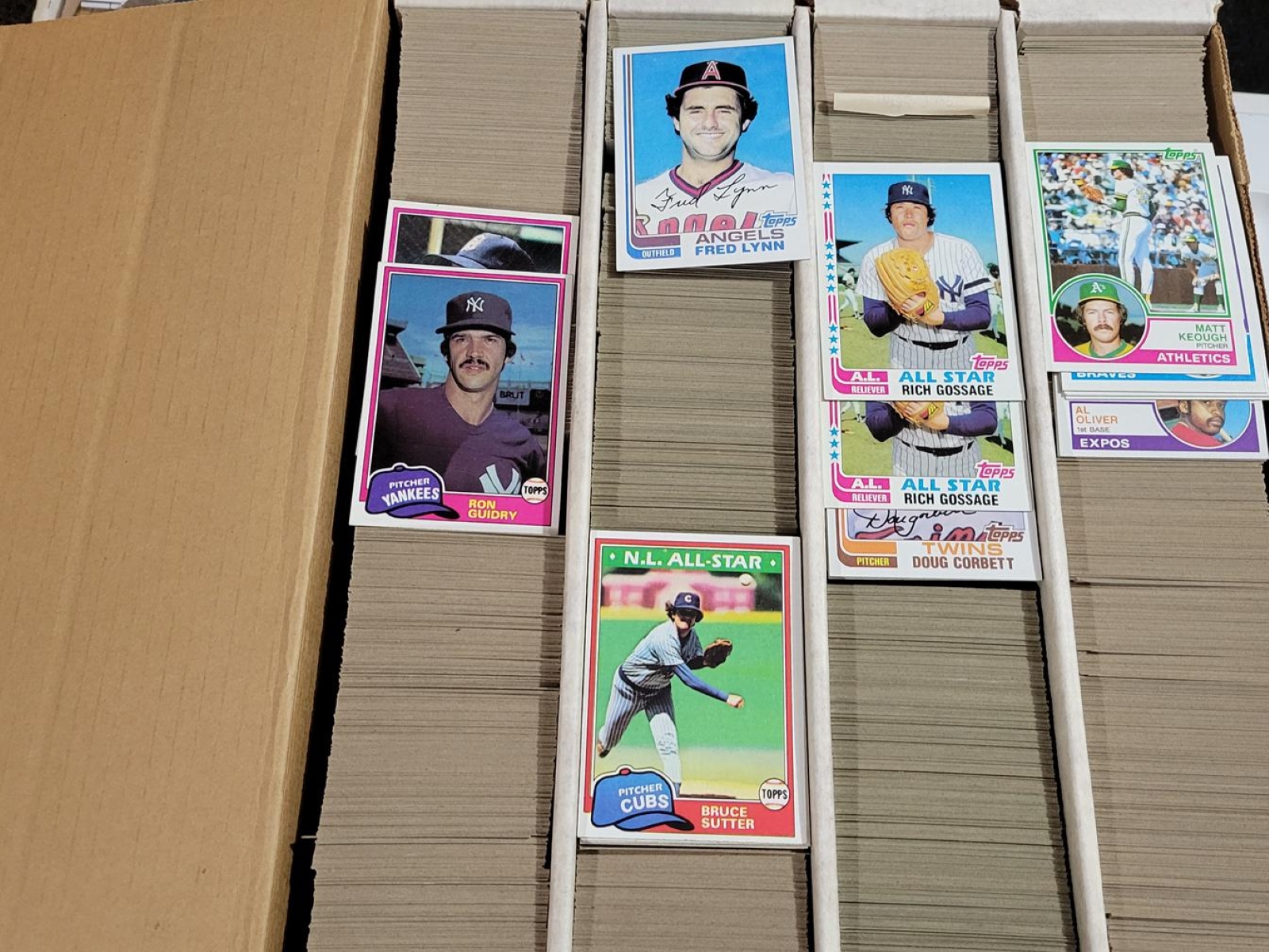 3200 Ct. Box of Early Eighties Topps Baseball