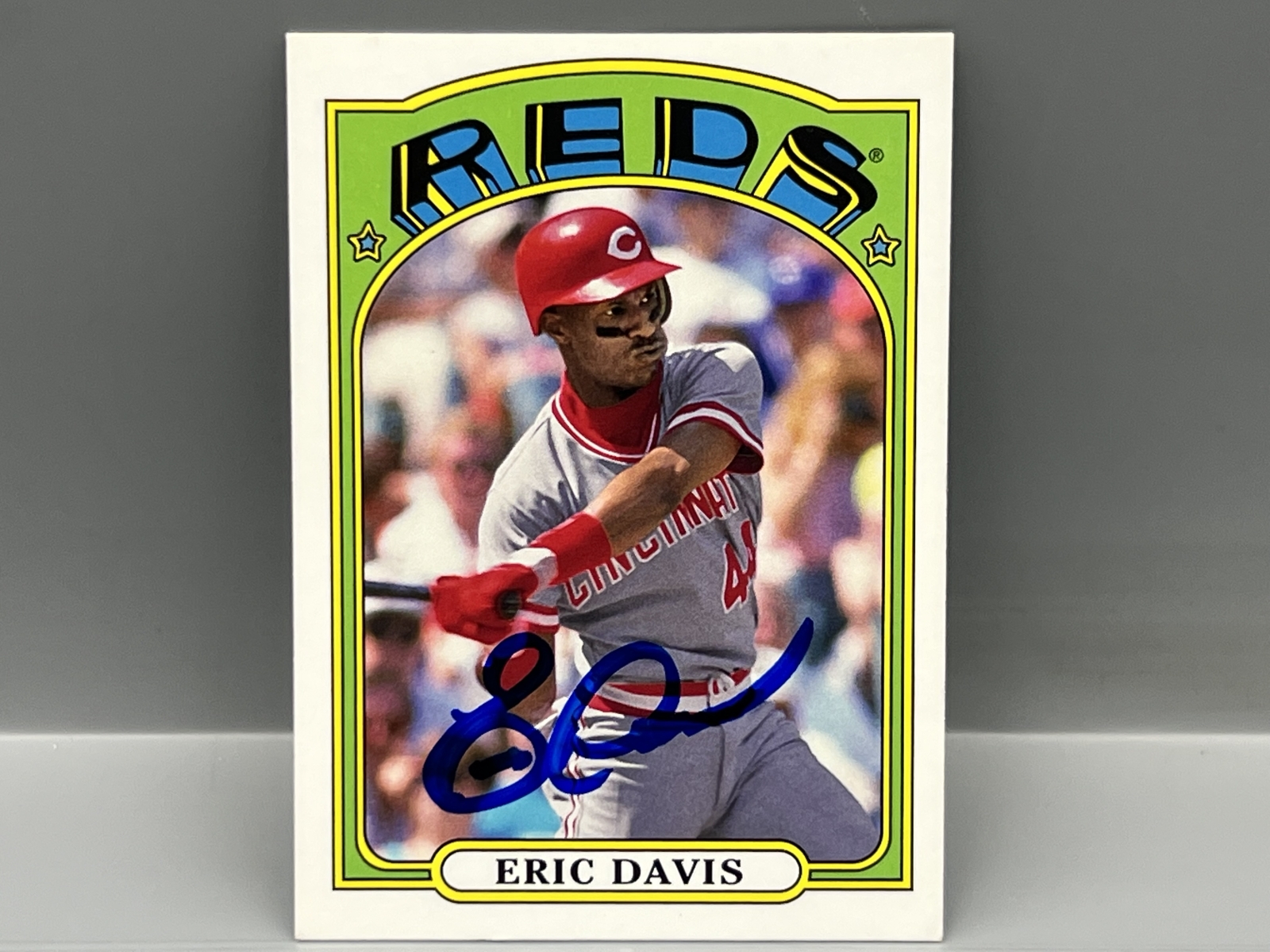 2013 Topps Mini Eric Davis In Person Auto #TM-81 - No COA
