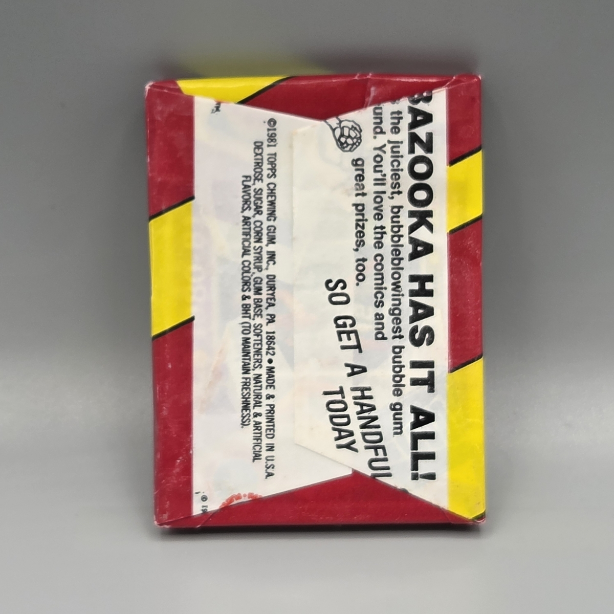 1981-82 Topps Basketball Wax Pack - Magic and Bird 2nd Year