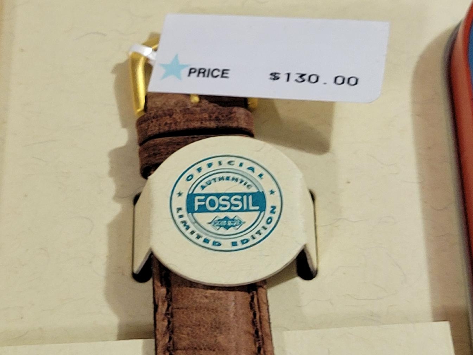 Nolan Ryan Fossil Watch Set w/ Autographed Lithograph