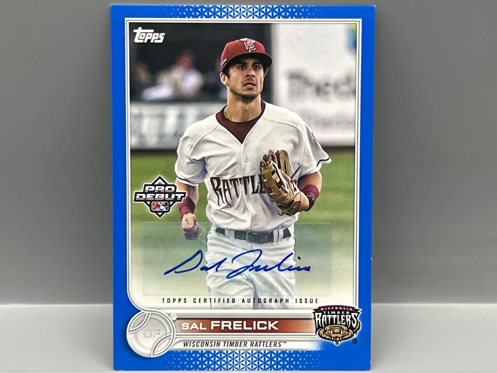 2022 Topps Pro Debut Sal Frelick Blue Prospect/RC Auto #/150
