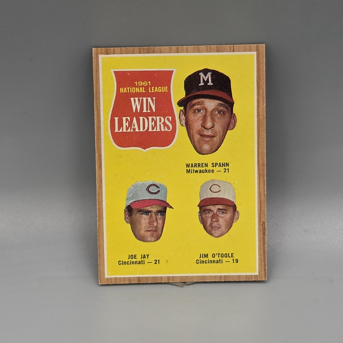 1962 Topps Win Leaders #58 HOF - Sharp