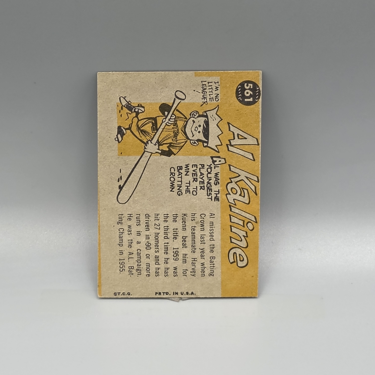 1960 Topps Al Kaline #561 HOF