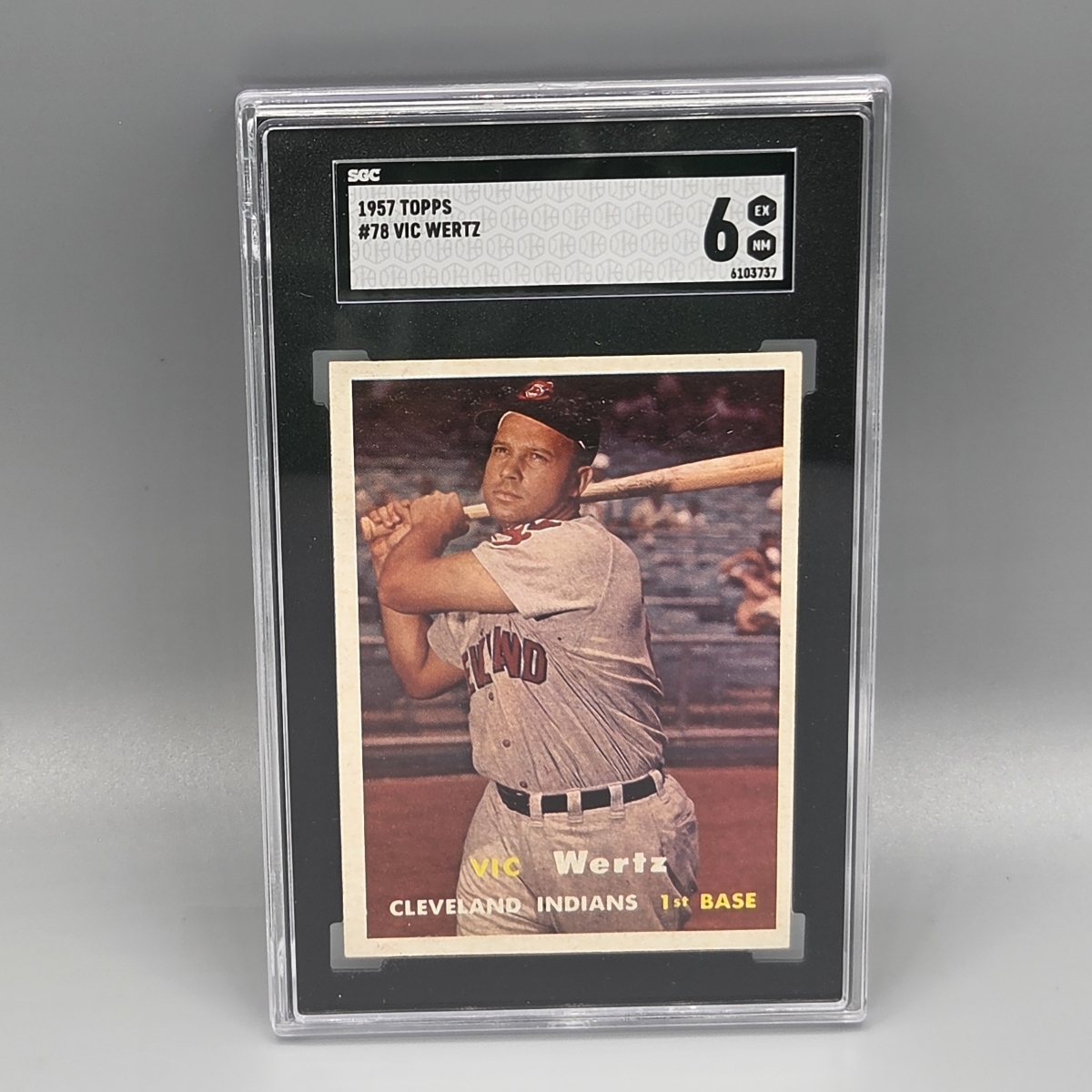 1957 Topps Vic Wertz #78 SGC 6