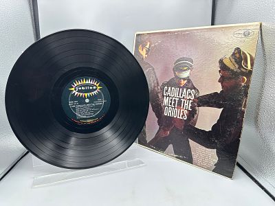 1960 Jubilee Records The Cadillacs Meet The Orioles Vinyl Album - JGM 1117 - Records are 