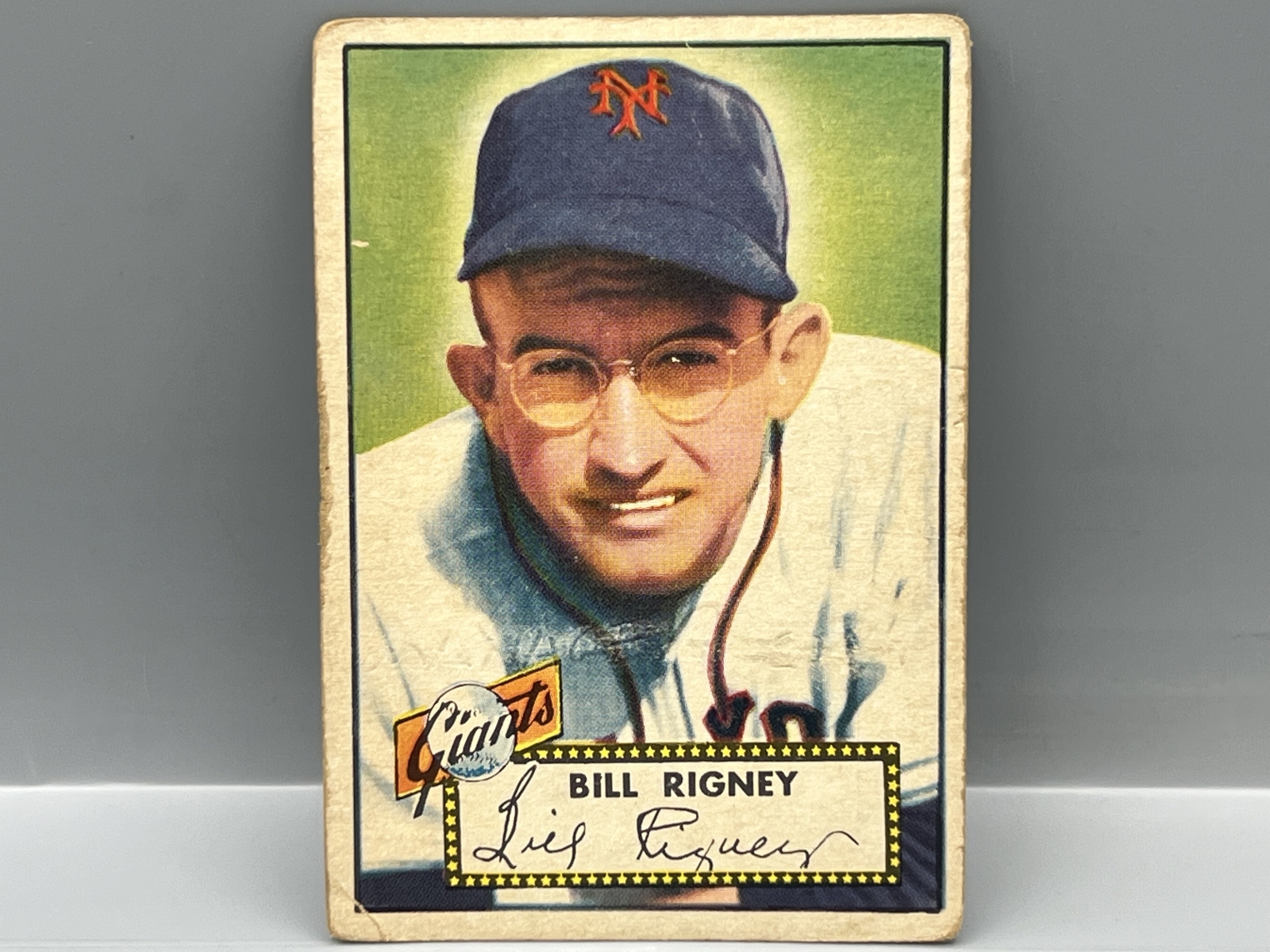 1952 Topps Bill Rigney #125
