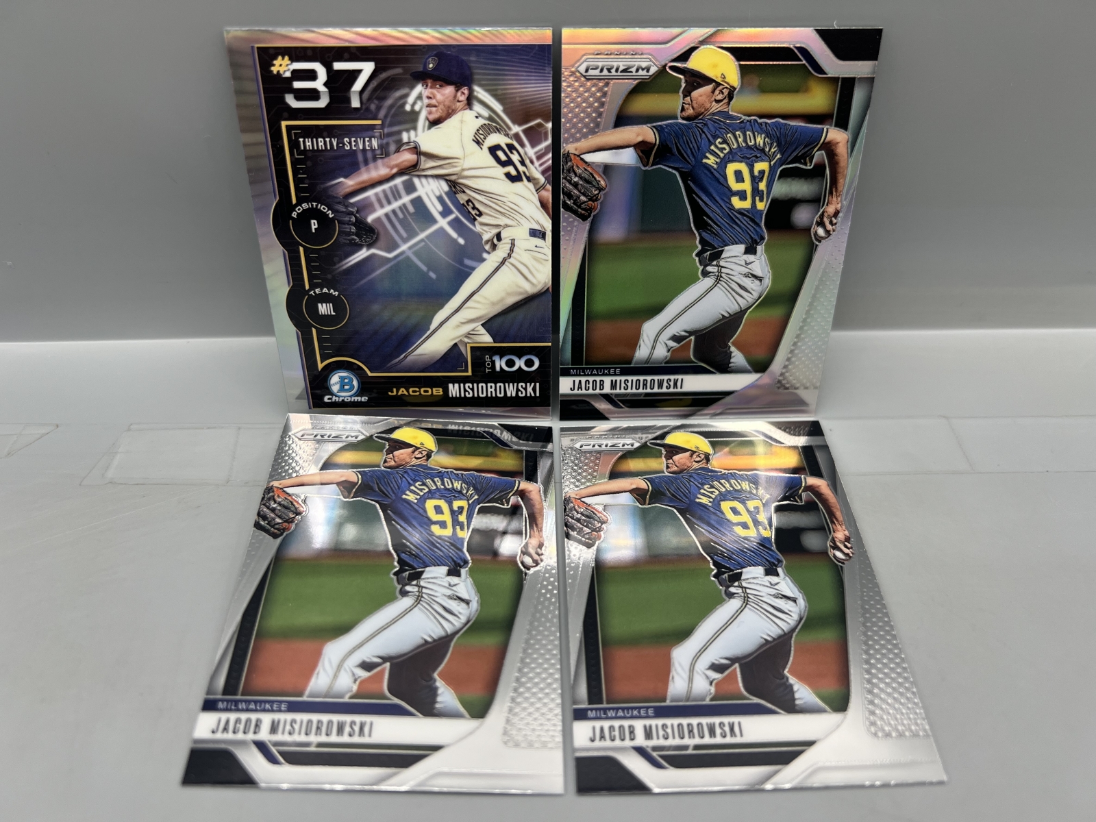 (4) Jacob Misiorowski Prospect/RC Baseball Cards