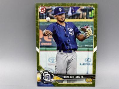 2018 Bowman Fernando Tatis Camo Prospect Card #BP114